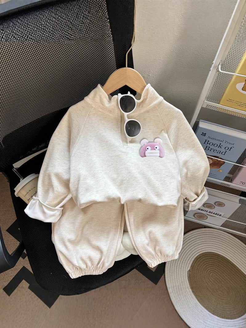 Girls Spring Autumn Jacket Sports Set Thin Outfit – Spring Autumn Kids Fashion Nepal | Tudoholic