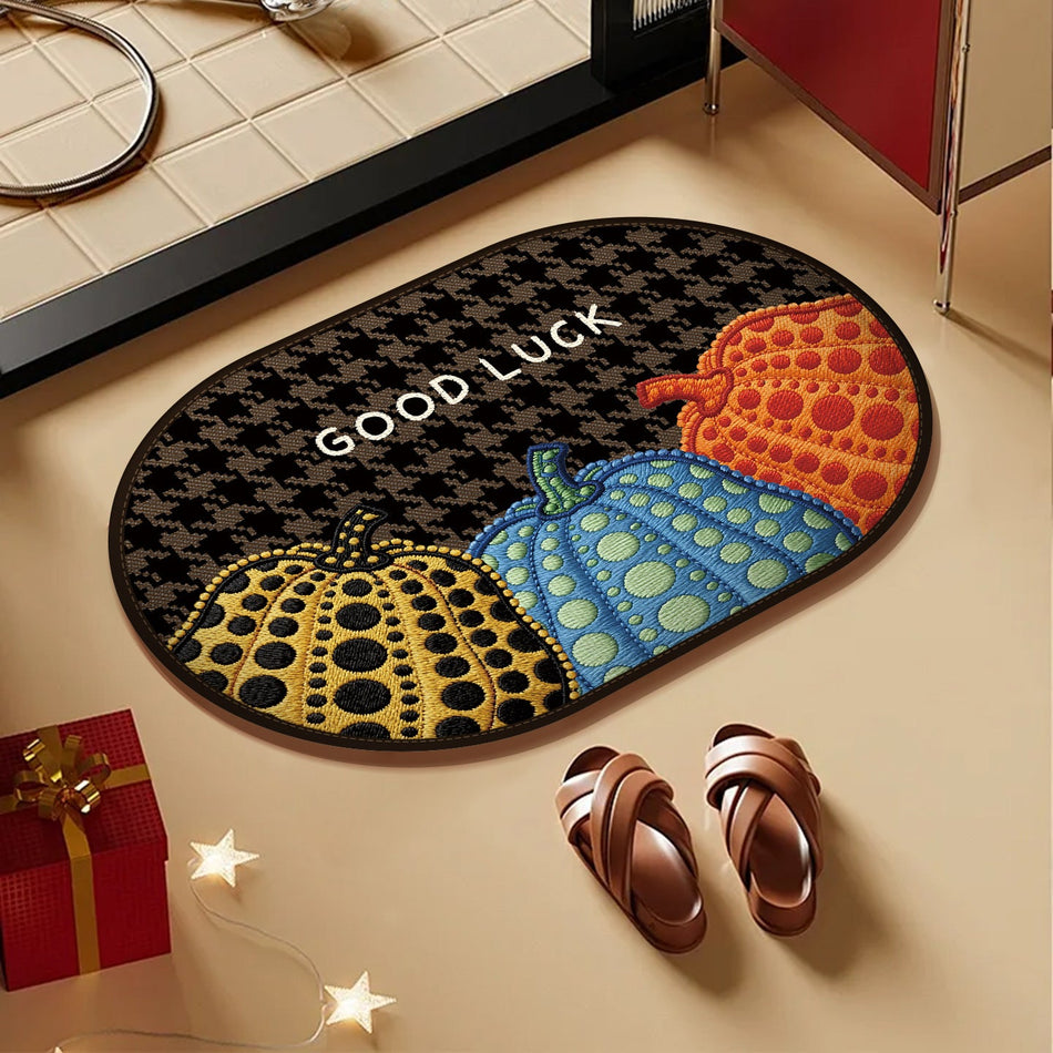 "Harvest Luxury" Series: American Pumpkin Imitation Linen Mat