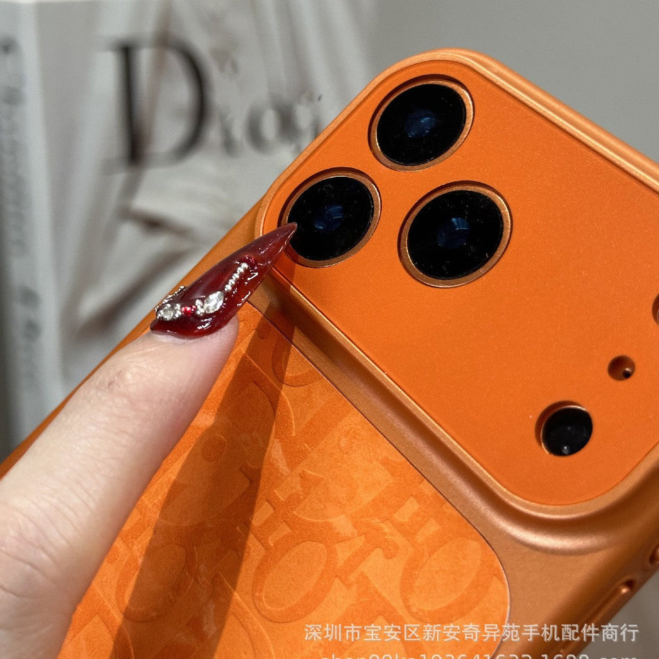 Orange Luxury Case for iPhone 17 Pro Max
