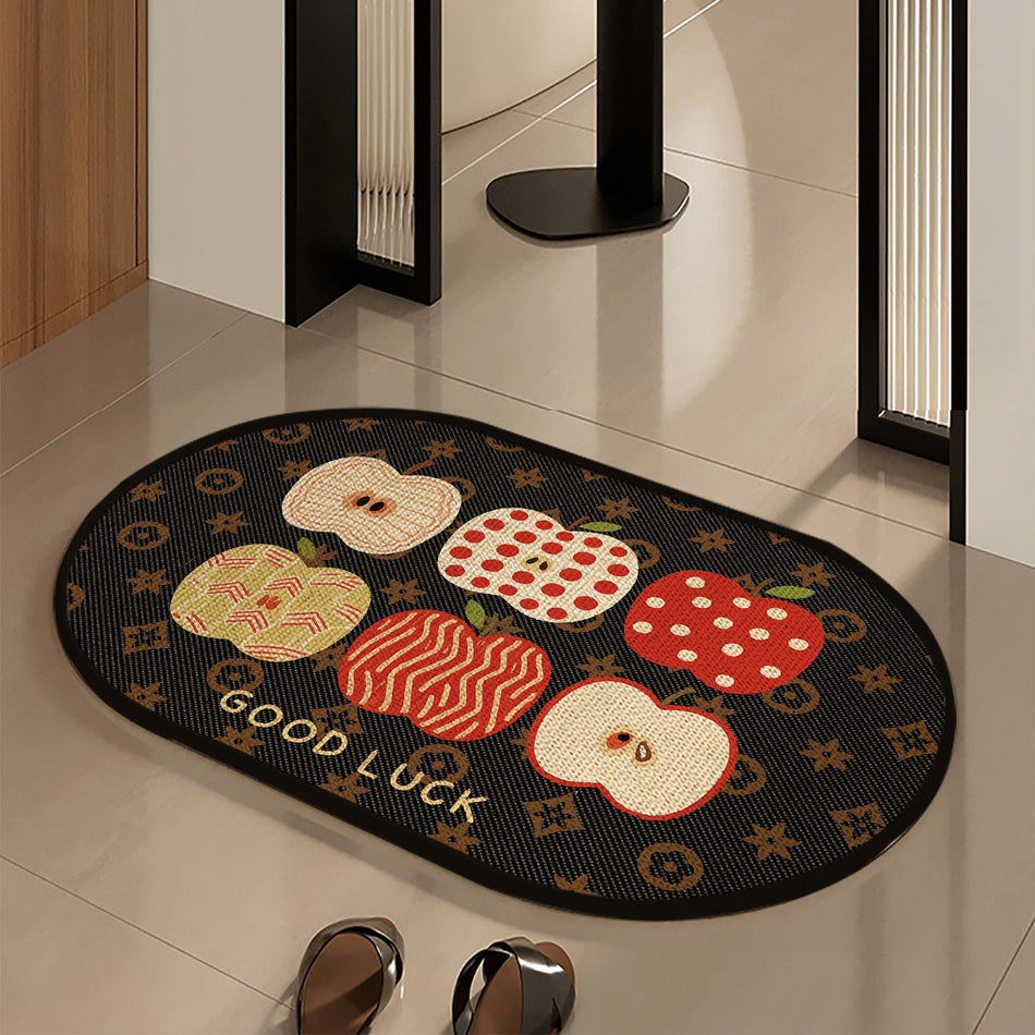 "Care-Free" Elite: Stain-Resistant Cartoon Diatom Mat