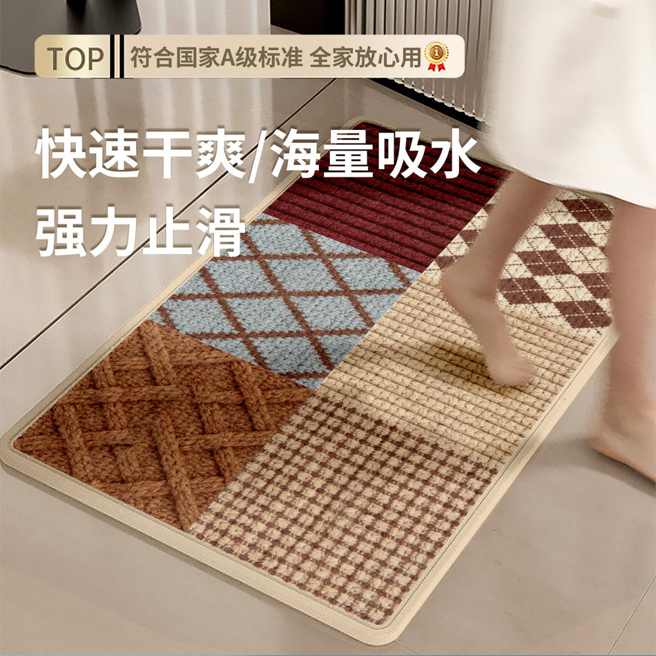 "Artisan Weave" Elite: High-Grade Thickened Linen-Style Mat