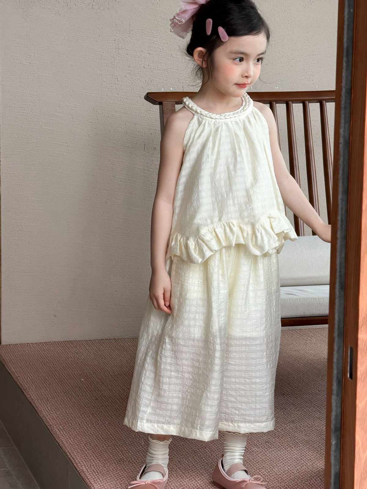 Girls Bohemian Elegant Dress Set Summer 2026 – Summer Kids Fashion Nepal | Tudoholic
