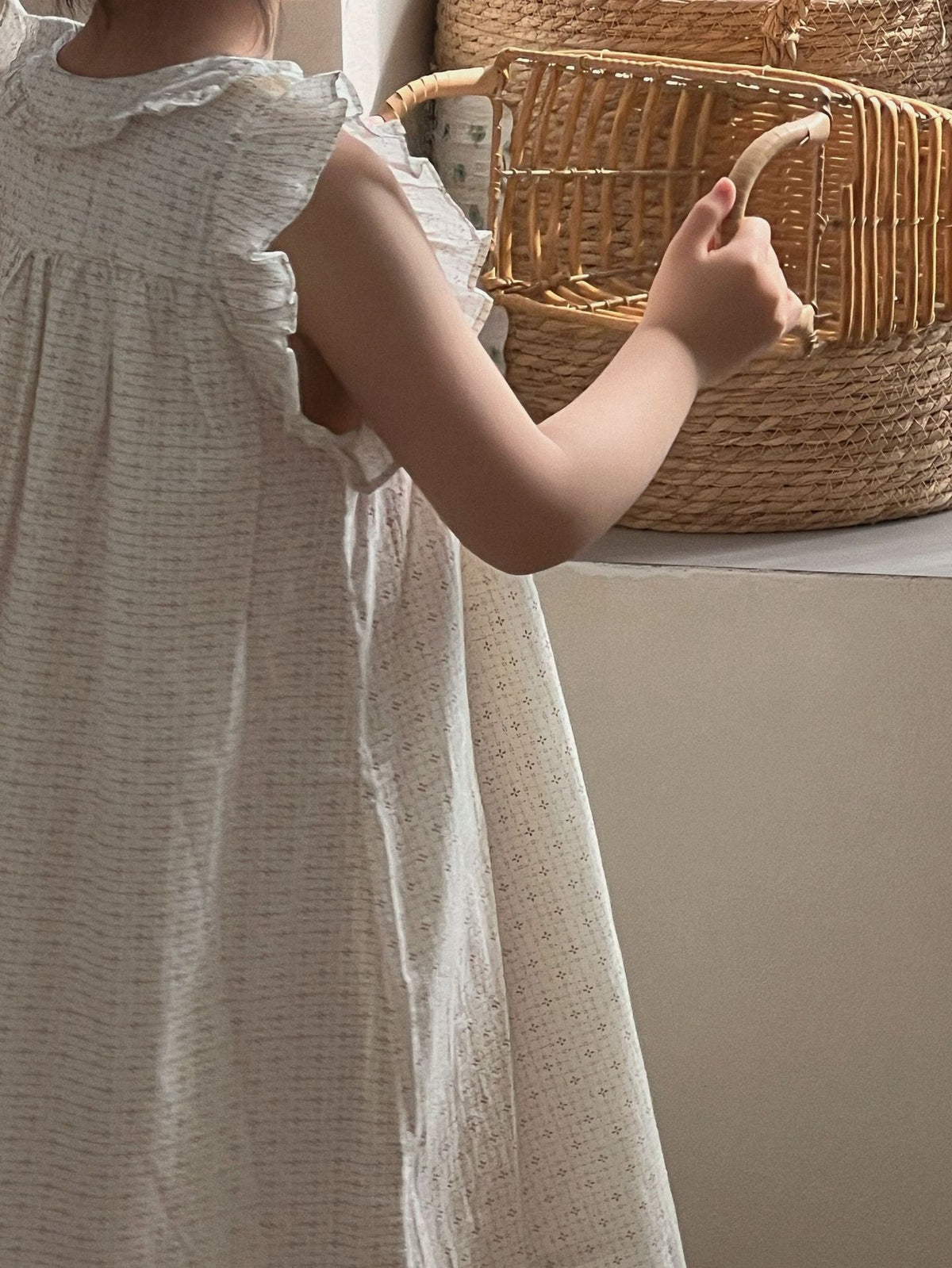 Girls Floral Flying Sleeve Cotton Dress Summer 2026 – Summer Kids Fashion Nepal | Tudoholic