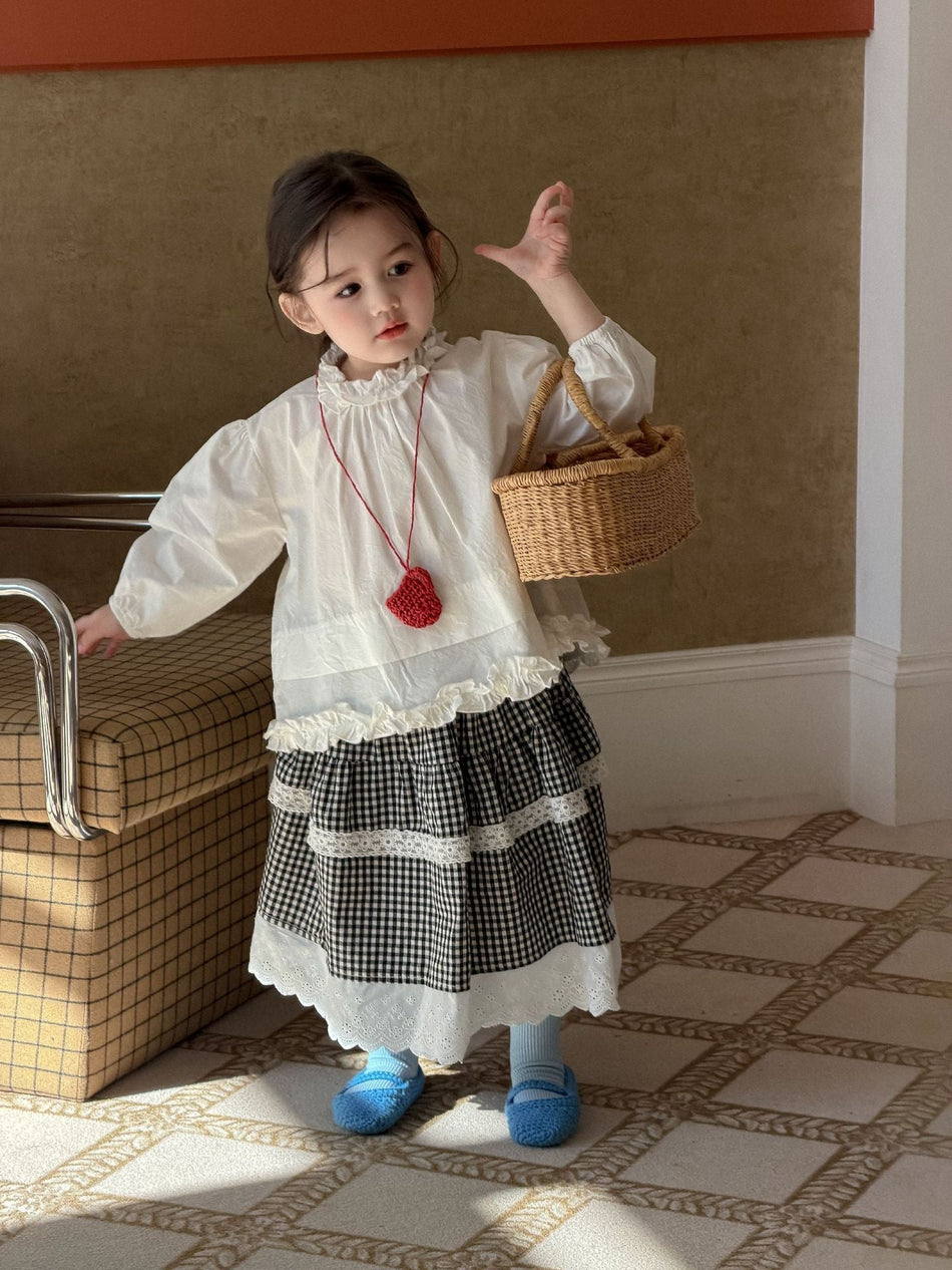 Girls Embroidered Flower Shirt Princess Top 2026 – Kids Fashion Nepal | Tudoholic