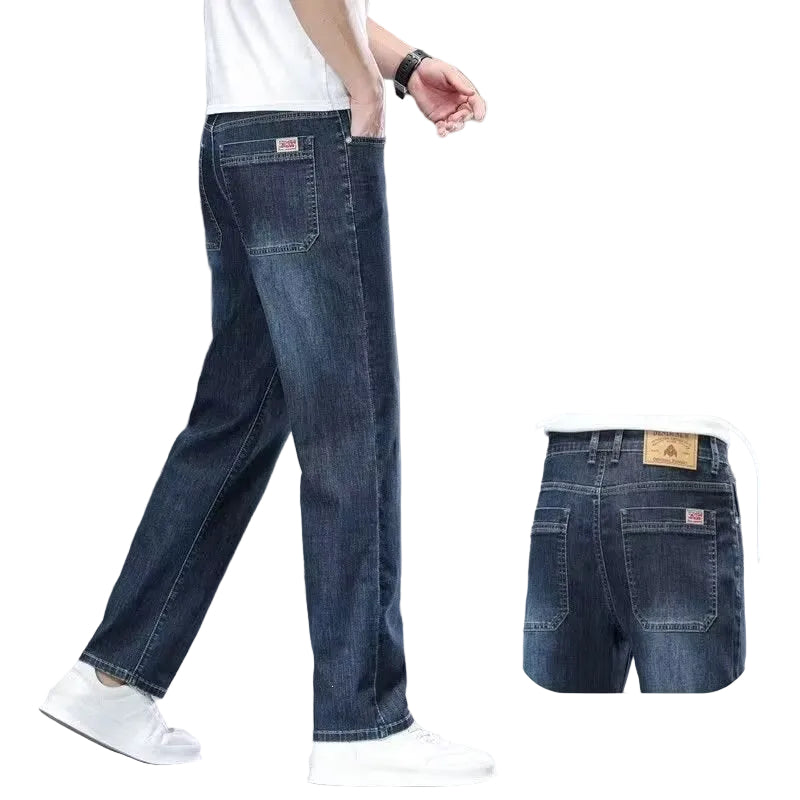 Men’s Stretch Business Casual Straight Jeans