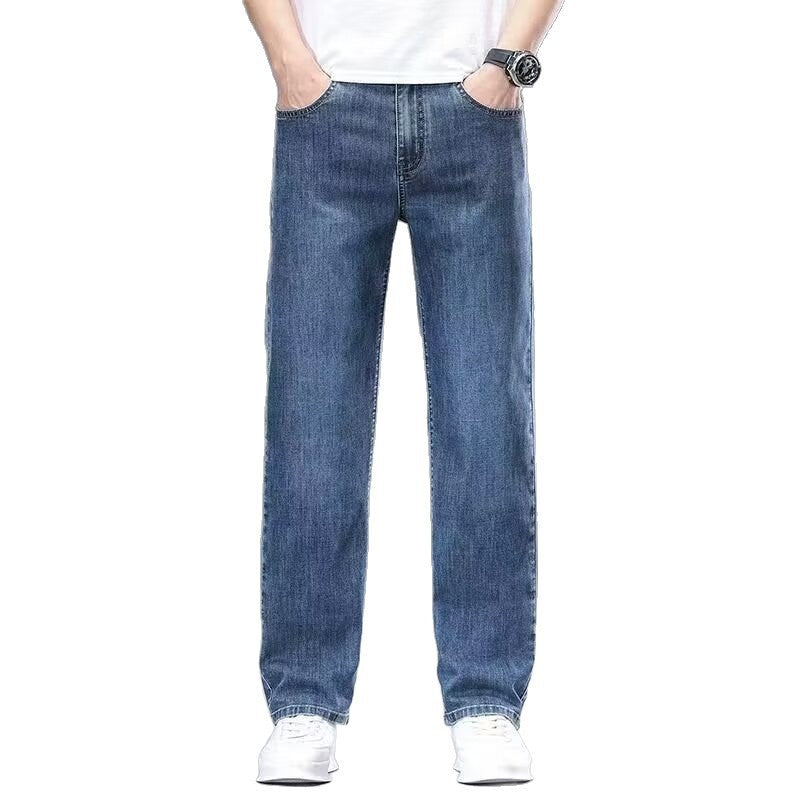 Men’s Stretch Business Casual Straight Jeans