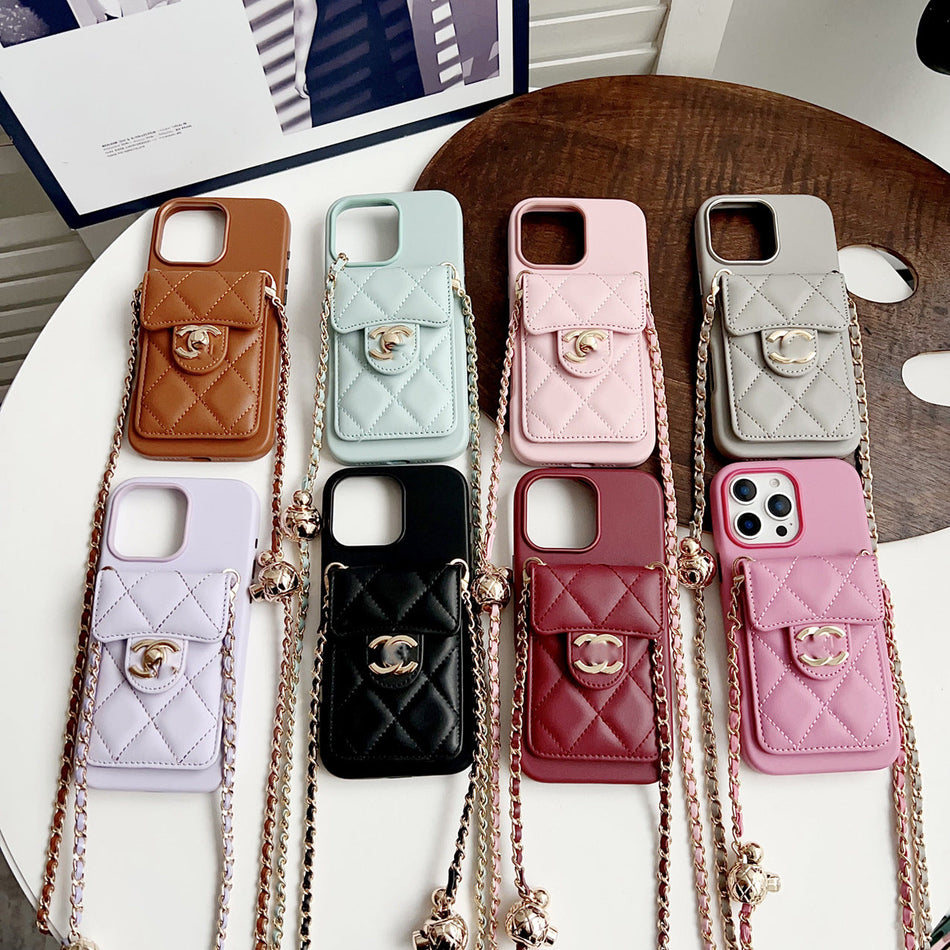Chanel-Style Crossbody Case for iPhone 17 Pro Max