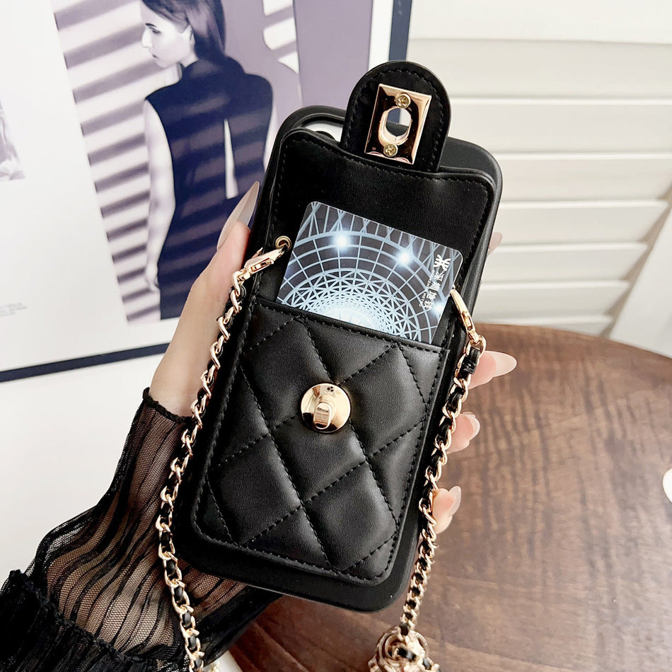 Chanel-Style Crossbody Case for iPhone 17 Pro Max