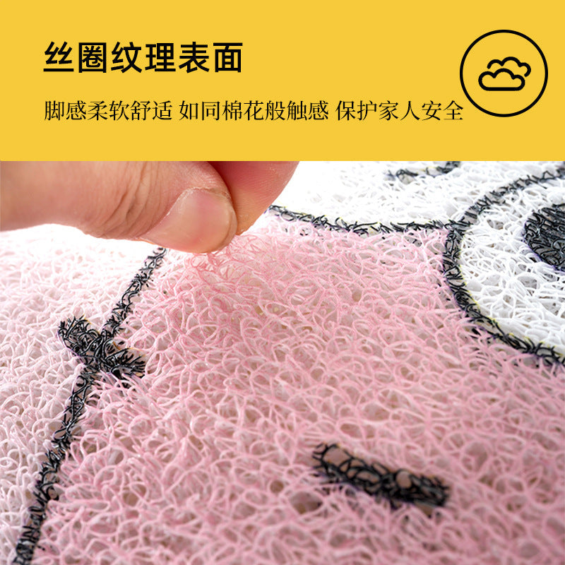 "Cloud-Drain" Elite: Silk Circle Safety & Drainage Mat