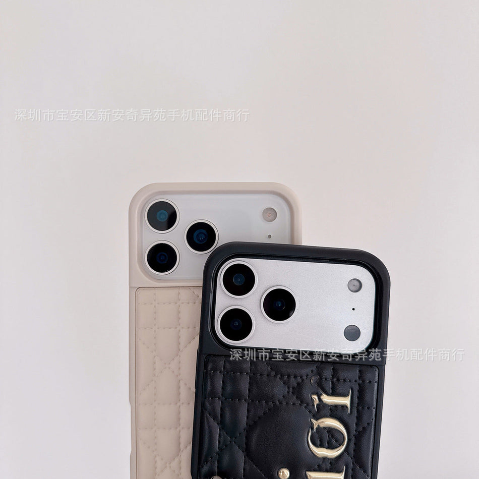 Quilted Leather Luxury Case for iPhone 17 Pro Max