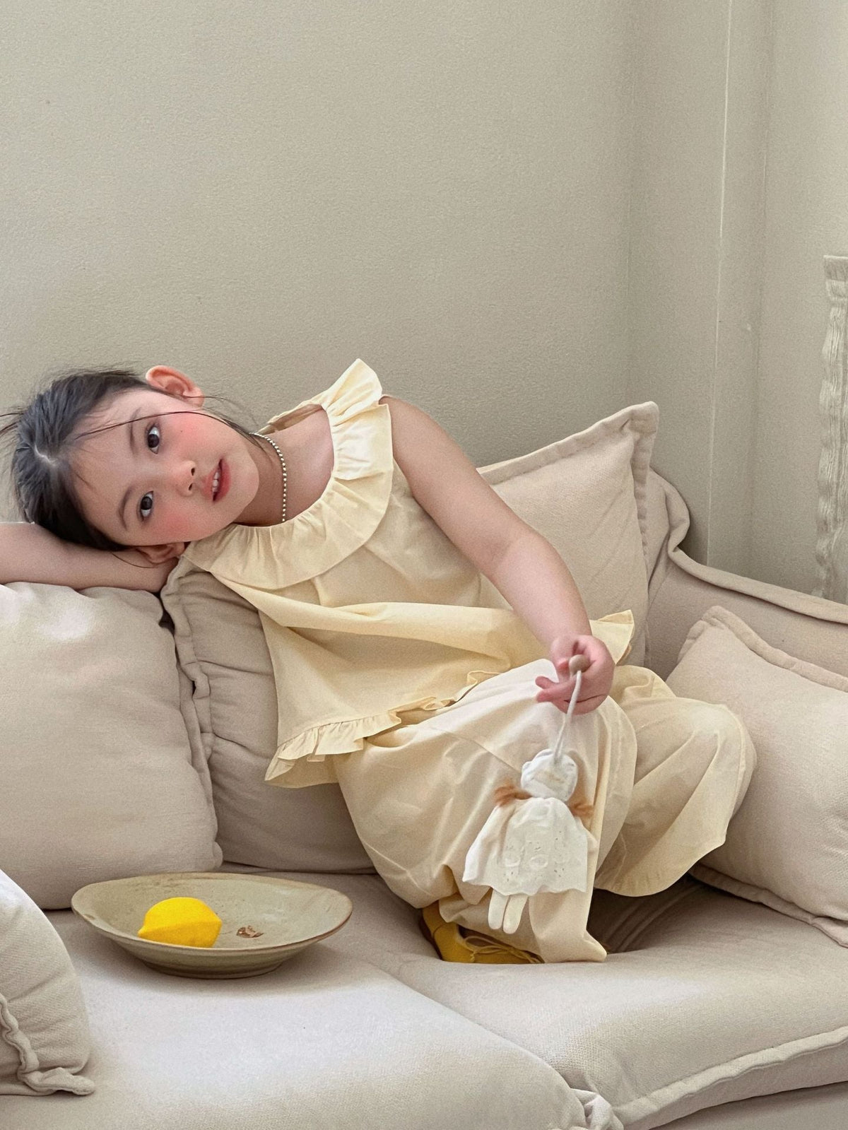 Girls Sleeveless Vest Pants Set Summer 2026 Outfit – Summer Kids Fashion Nepal | Tudoholic