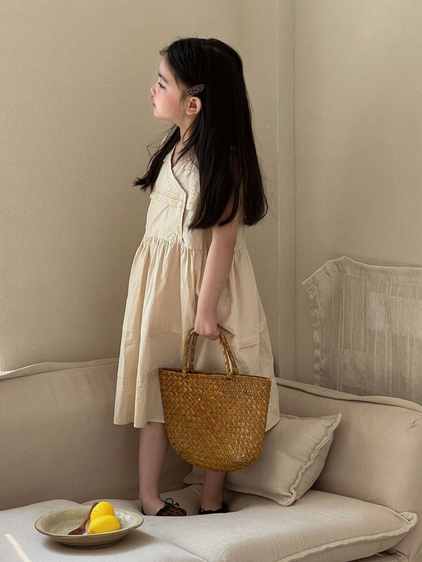 Girls Washed Cotton Sleeveless Dress Summer 2026 – Summer Kids Fashion Nepal | Tudoholic