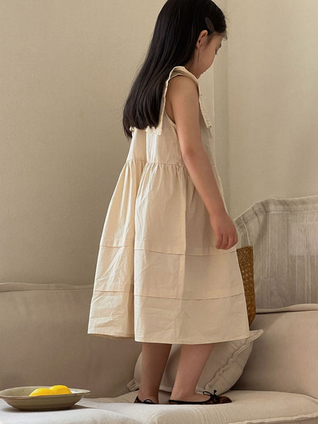 Girls Washed Cotton Sleeveless Dress Summer 2026 – Summer Kids Fashion Nepal | Tudoholic