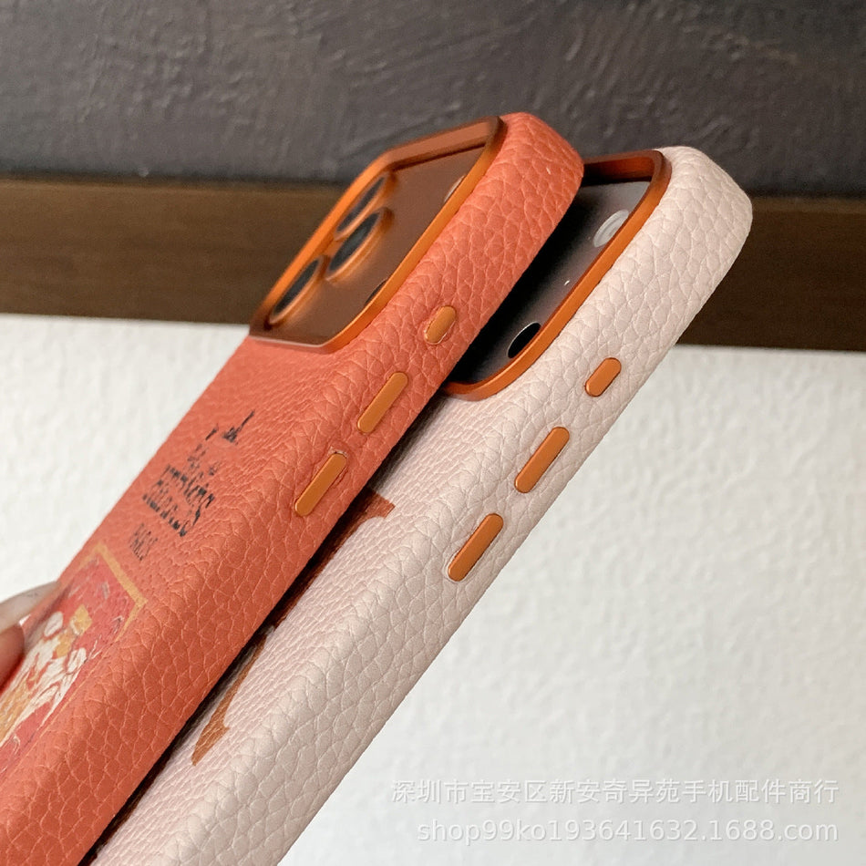 Litchi Pattern Case for iPhone 17 Pro Max