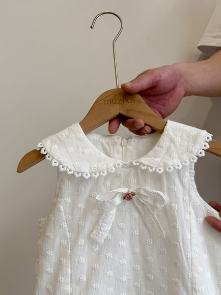 Girls Bow Shirt Dress Lace Patchwork 2026 Summer – Summer Kids Fashion Nepal | Tudoholic
