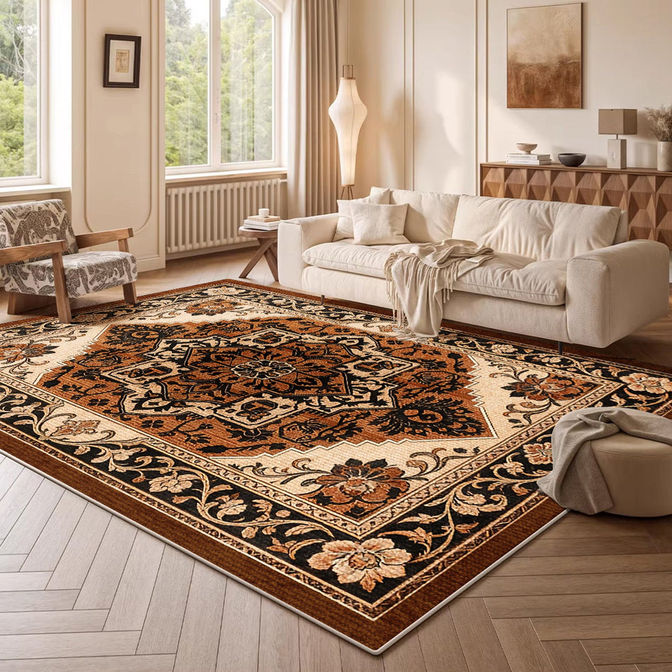 "Pure-Luxe" Series: Fine Cashmere Mid-Ancient Carpet