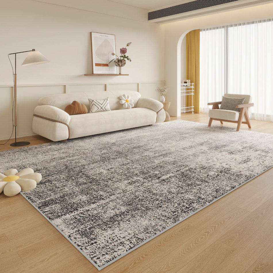 "Ethereal Mist" Series: Modern Gradient Abstract Carpet