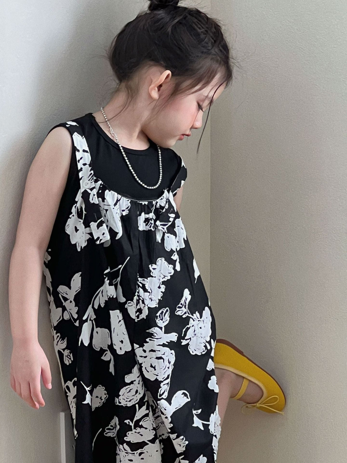 Girls Retro Flower Vest Dress Summer Princess 2026 – Summer Kids Fashion Nepal | Tudoholic