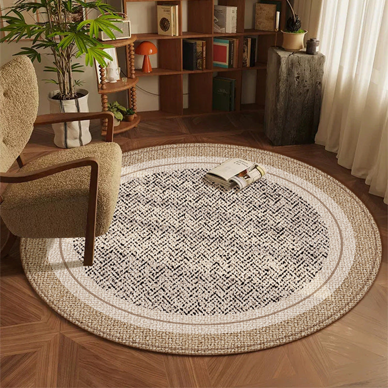 "Versailles Circle" Series: European-Style Luxury Round Mat