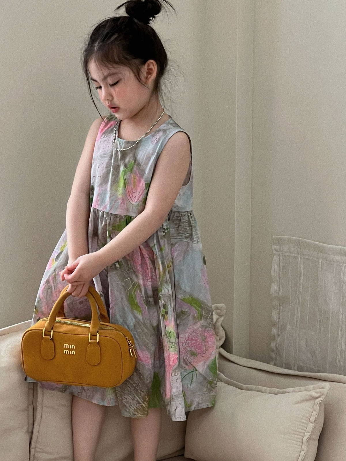 Girls Sleeveless Vest Dress Printed Cotton Summer 2026 – Summer Kids Fashion Nepal | Tudoholic