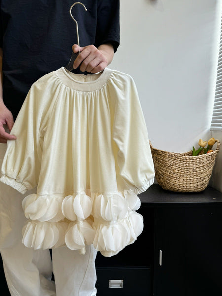 Girls Velvet Petal Princess Dress Autumn 2026 – Spring Autumn Kids Fashion Nepal | Tudoholic
