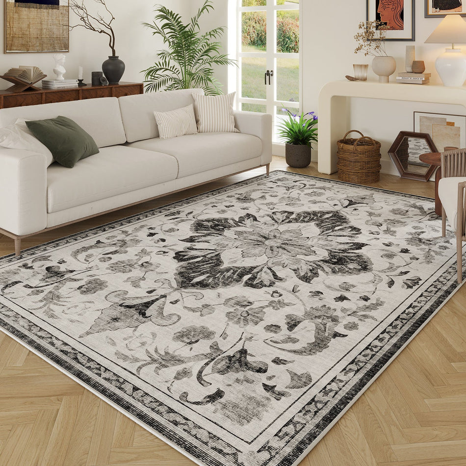 "Silk Road Legacy" Elite: Fine Cashmere Persian Retro Carpet