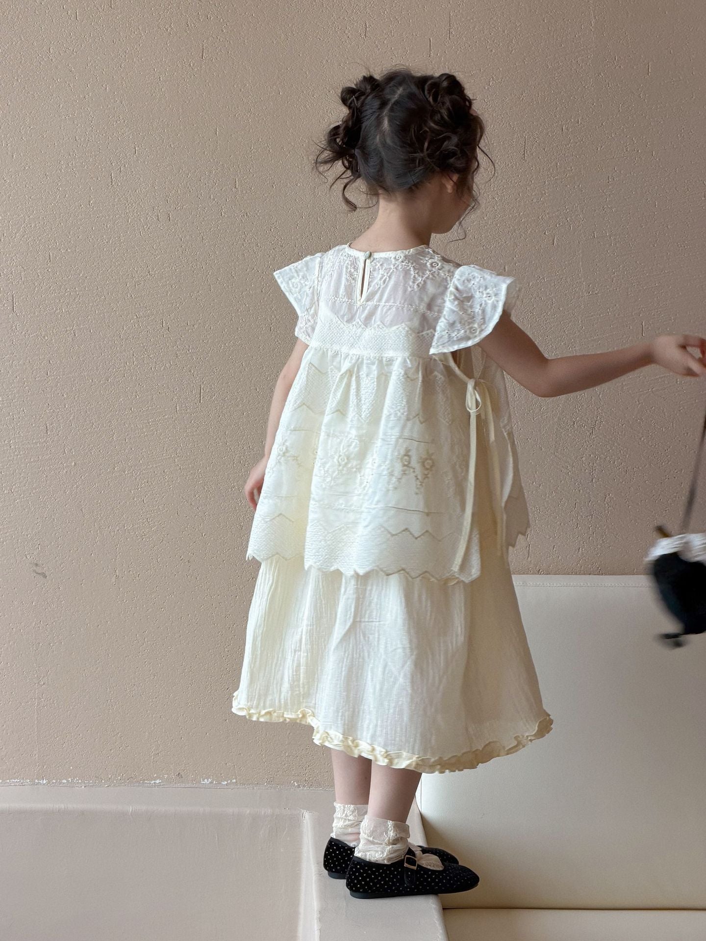 Girls Lace Two-Piece Skirt Set Summer 2026 – Summer Kids Fashion Nepal | Tudoholic