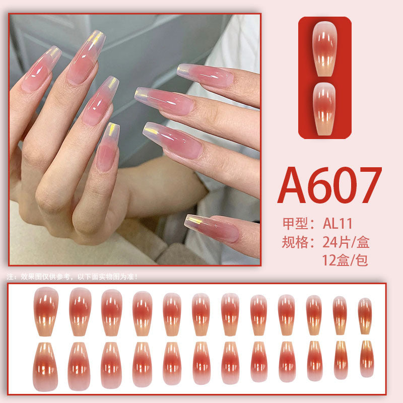 Ice Transparent Luxury Press-On Nails Set