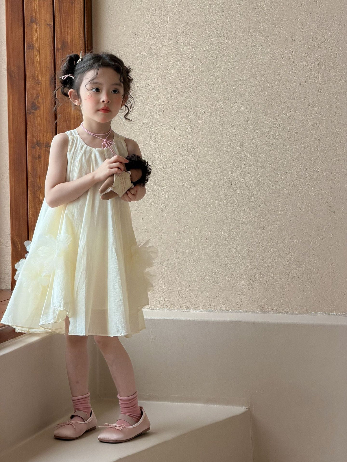 Girls Mesh Suspender Princess Dress Summer 2026 – Summer Kids Fashion Nepal | Tudoholic