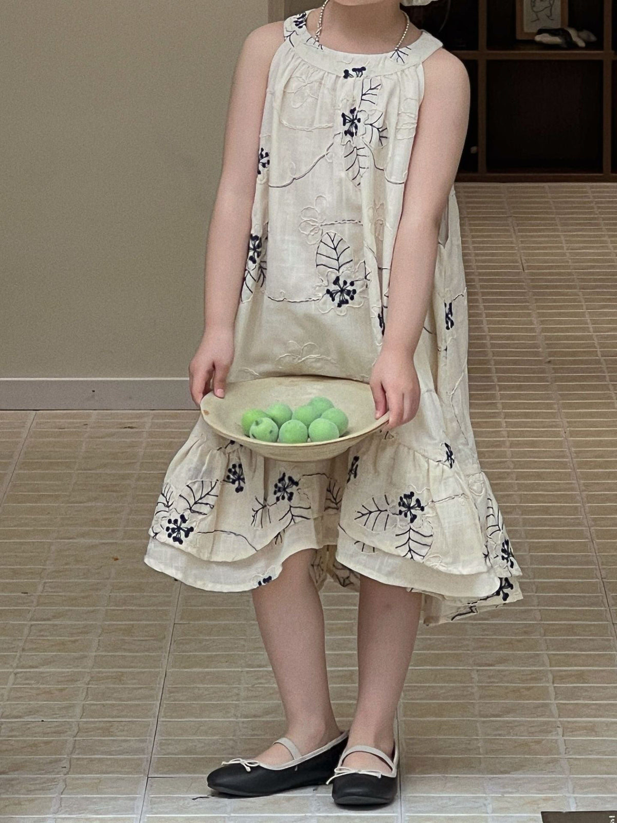Girls 2026 Jacquard Embroidered Summer Dress – Summer Kids Fashion Nepal | Tudoholic