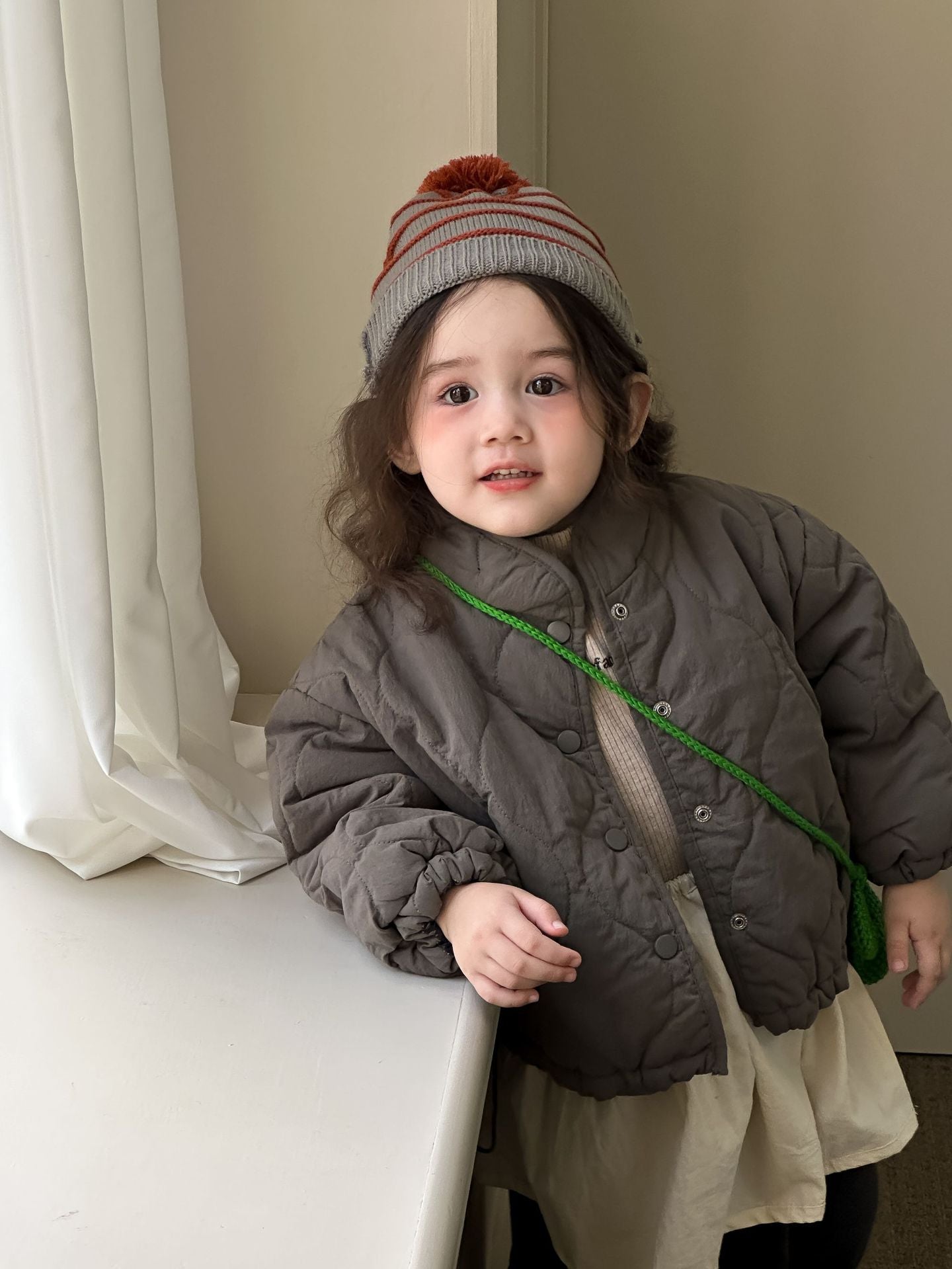 Girls Winter Cotton Reversible Mori Jacket 2026 – Winter Kids Fashion Nepal | Tudoholic