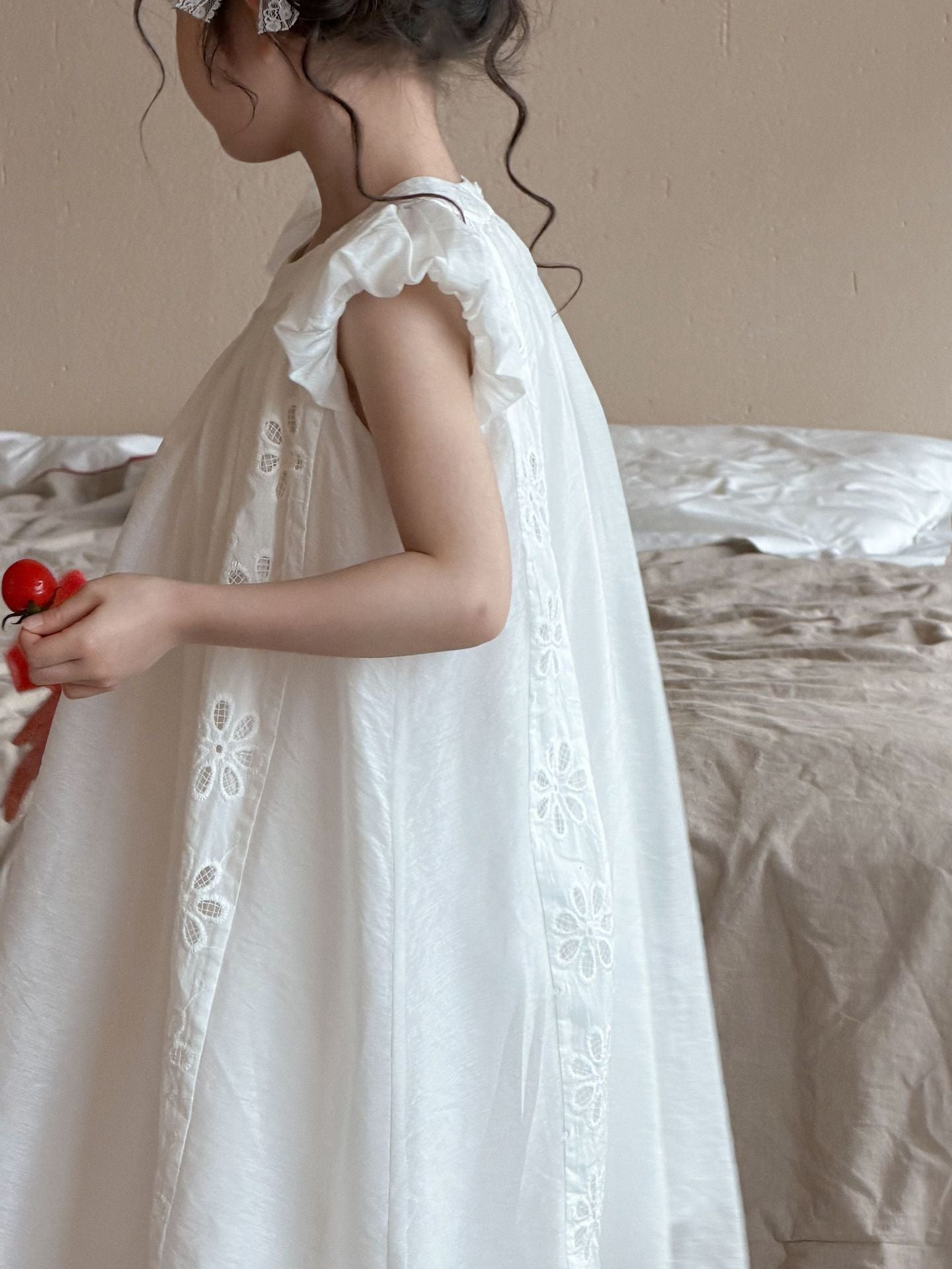 Girls French Embroidered Sweet Princess Dress 2026 – Kids Fashion Nepal | Tudoholic