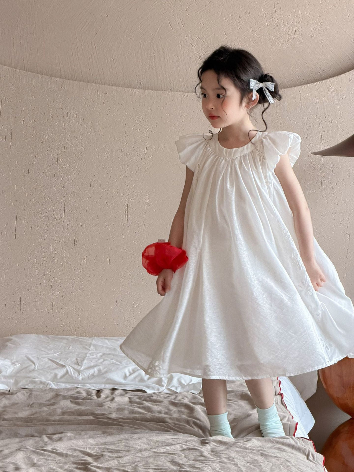 Girls French Embroidered Sweet Princess Dress 2026 – Kids Fashion Nepal | Tudoholic