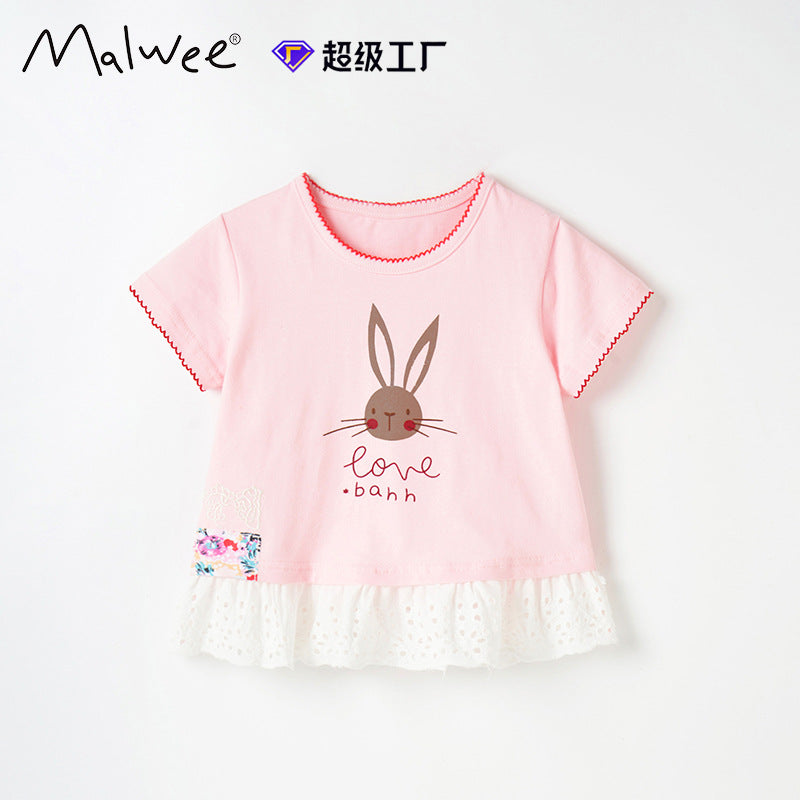 Malwee Girls Summer Short Sleeve T-Shirt 2026 – Summer Kids Fashion Nepal | Tudoholic