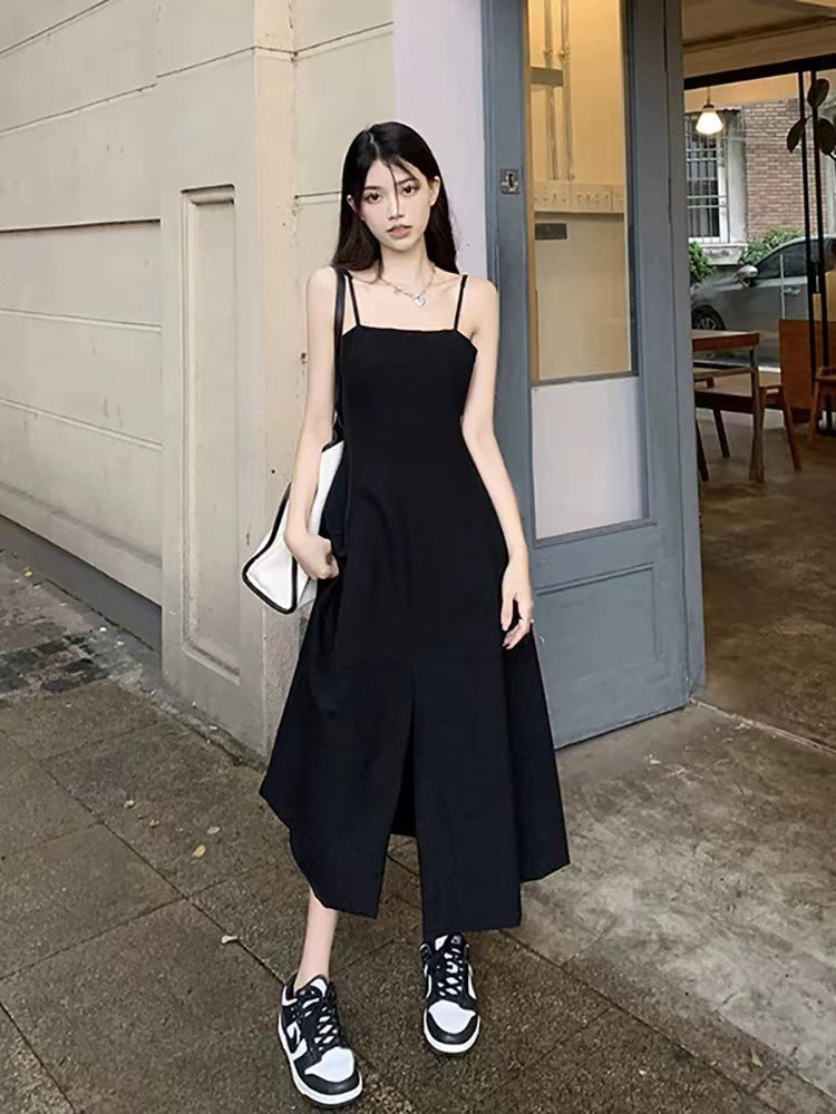Hepburn Black Slip Dress Elegant Summer Women 2026