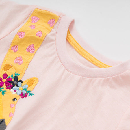 Malwee Girls Cartoon Cotton Summer T-Shirt 2026 – Summer Kids Fashion Nepal | Tudoholic