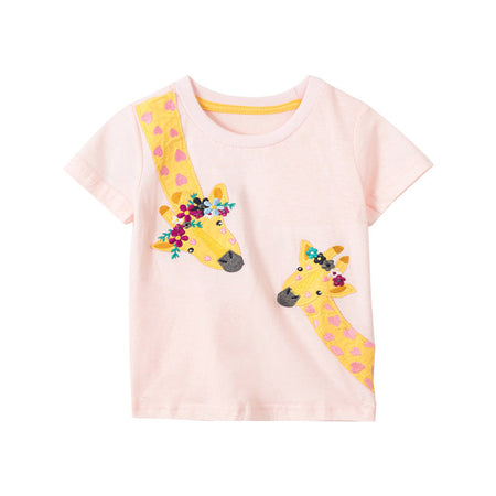 Malwee Girls Cartoon Cotton Summer T-Shirt 2026 – Summer Kids Fashion Nepal | Tudoholic