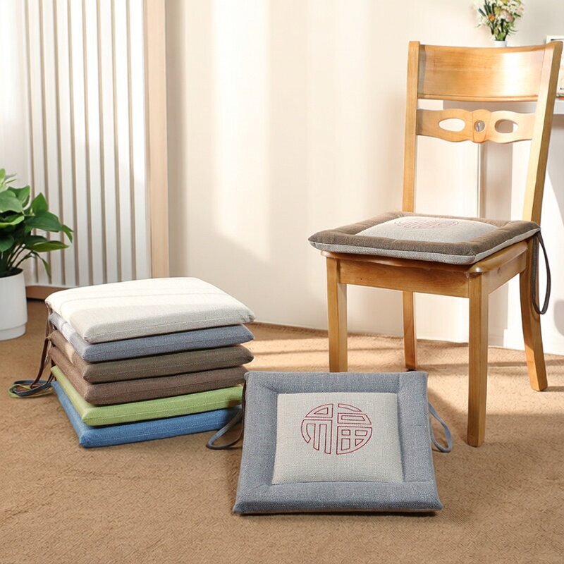 "Breathable Heritage" Series: All-Season Cotton & Linen Cushion