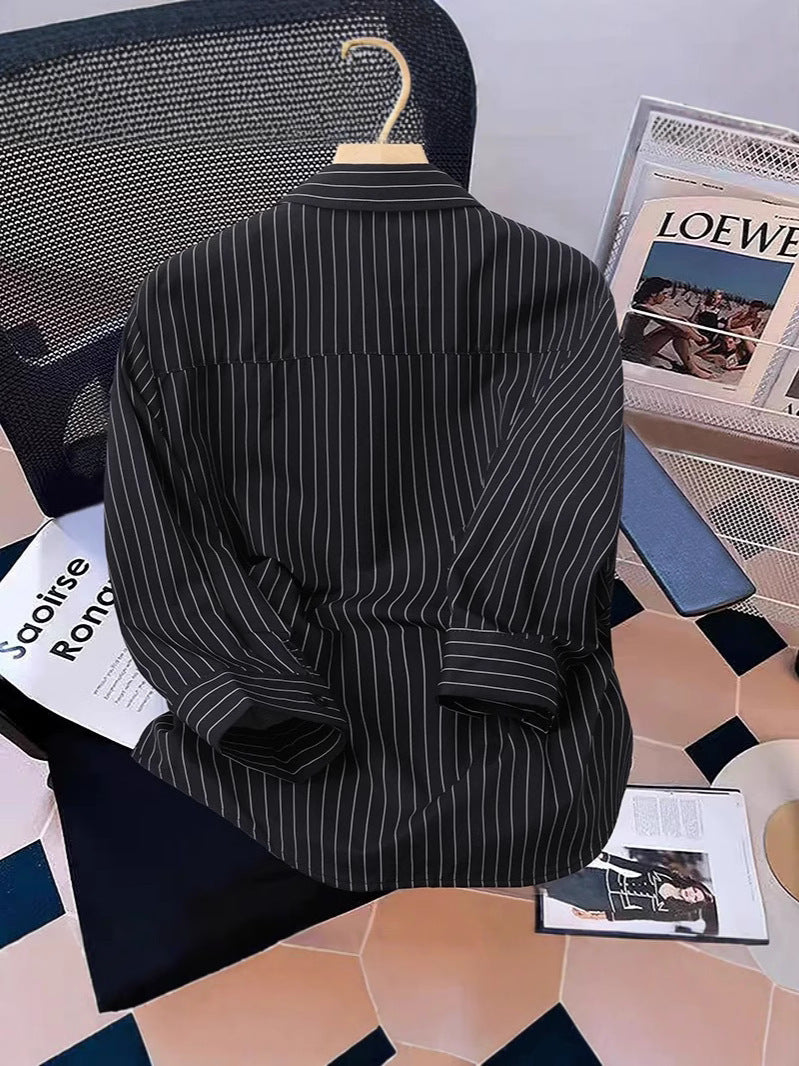 Trendy Ice Silk 3/4 Sleeve Summer Shirt for Men