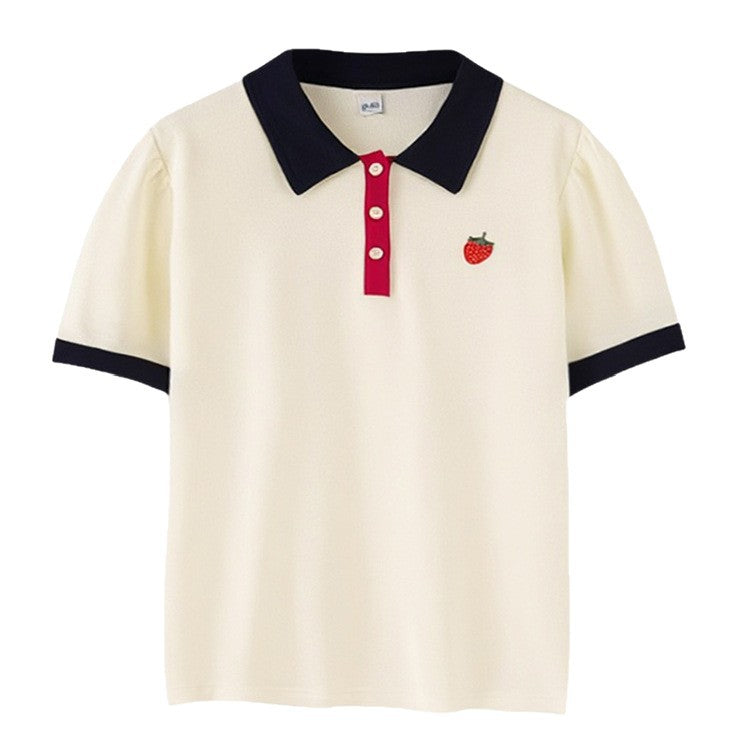 Girls Preppy Lapel Shirt & Shorts Set – Stylish Kids Fashion Nepal | Tudoholic