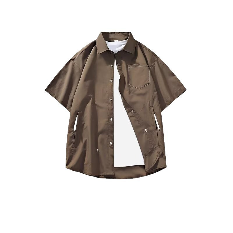 Unisex Japanese Style Summer Casual Shirt