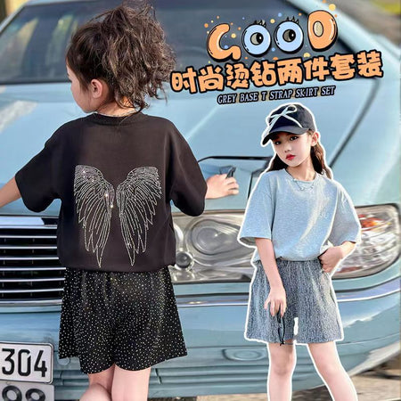 Girls Sports T-Shirt & Pants Set – Active Kids Outfit Nepal | Tudoholic