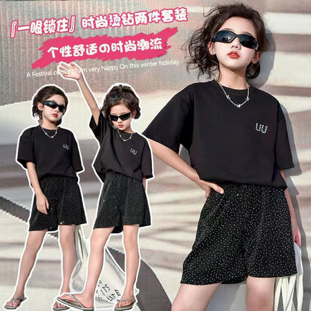 Girls Sports T-Shirt & Pants Set – Active Kids Outfit Nepal | Tudoholic