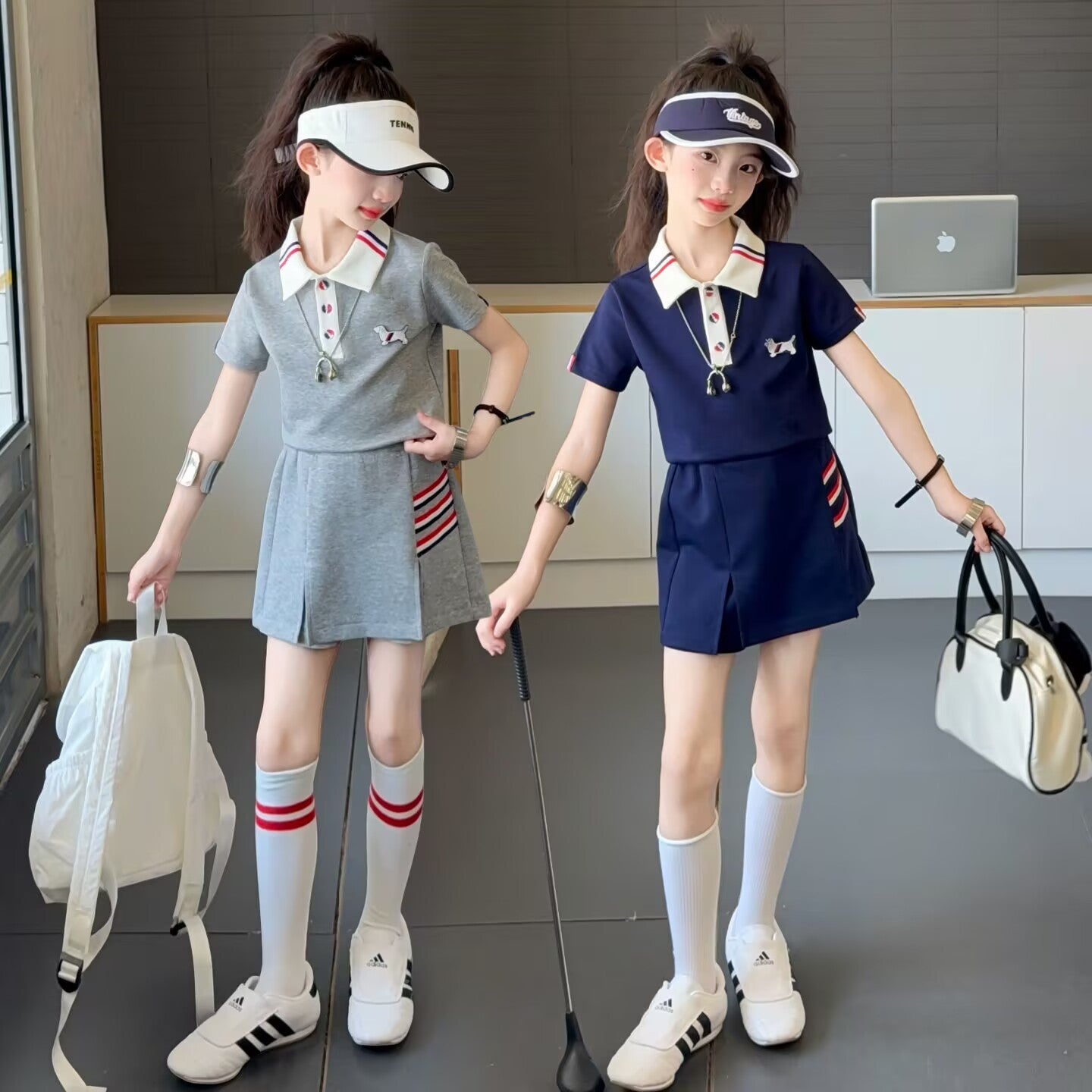 Girls Stripe Short Sleeve Top & Skirt Set – Casual Kids Fashion Nepal | Tudoholic