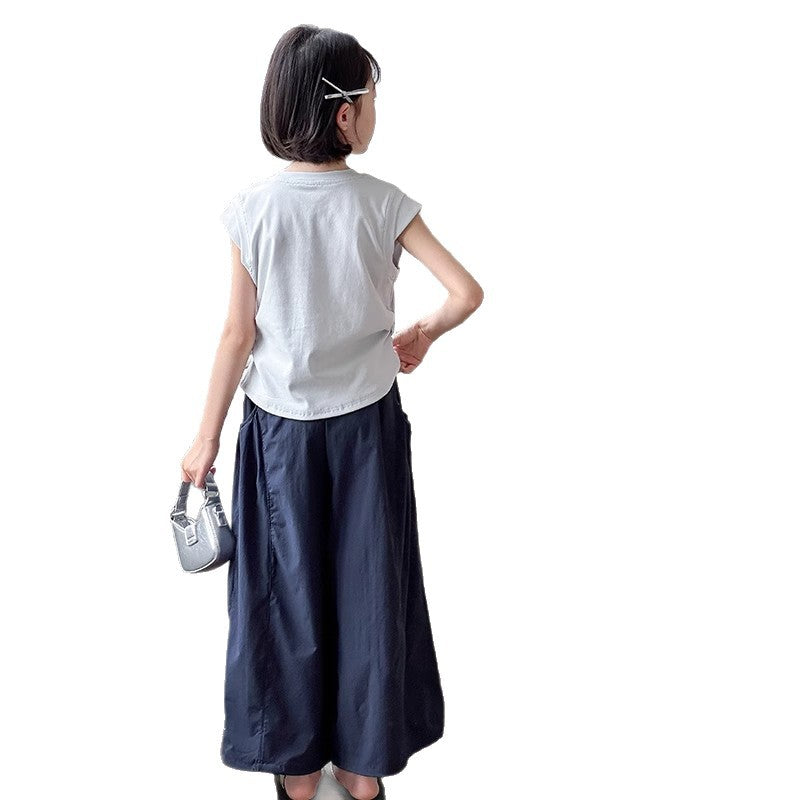 Girls Summer T-Shirt & Shorts Two-Piece Set – Cool Kids Outfit Nepal | Tudoholic