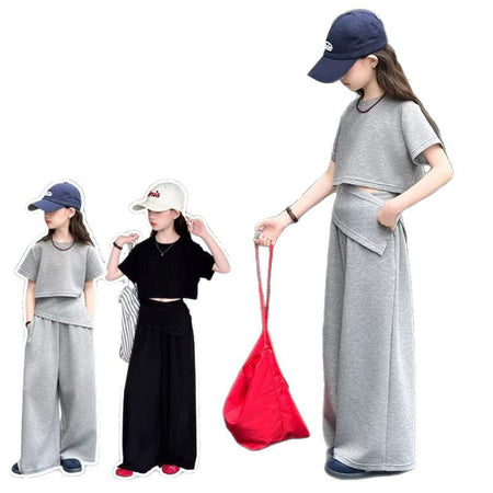 Girls Lazy Style T-Shirt & Pants Set – Comfortable Kids Fashion Nepal | Tudoholic
