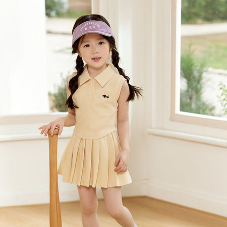 Girls Preppy Vest & Skirt Set – Korean Preppy Kids Fashion Nepal | Tudoholic