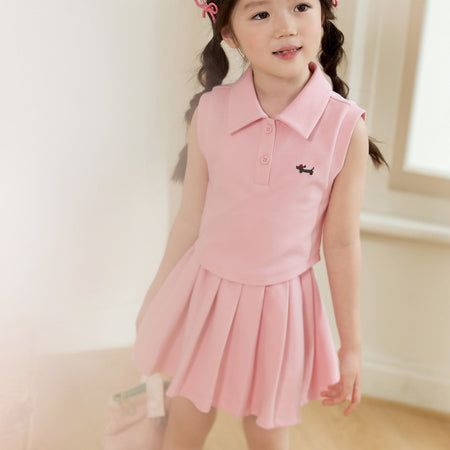 Girls Preppy Vest & Skirt Set – Korean Preppy Kids Fashion Nepal | Tudoholic