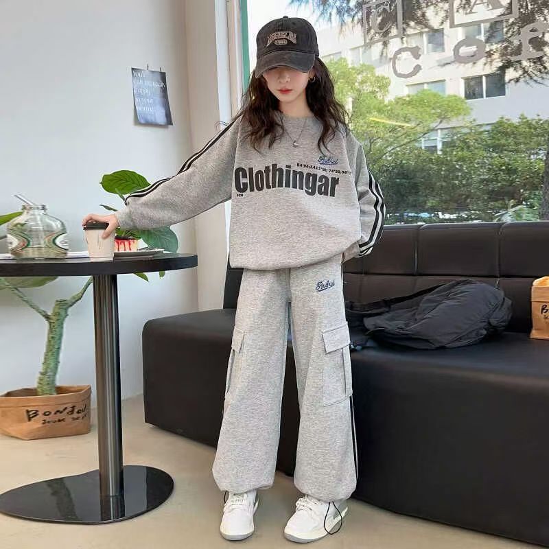 Girls Striped Overalls & Sweater Set – Casual Kids Fashion Nepal | Tudoholic