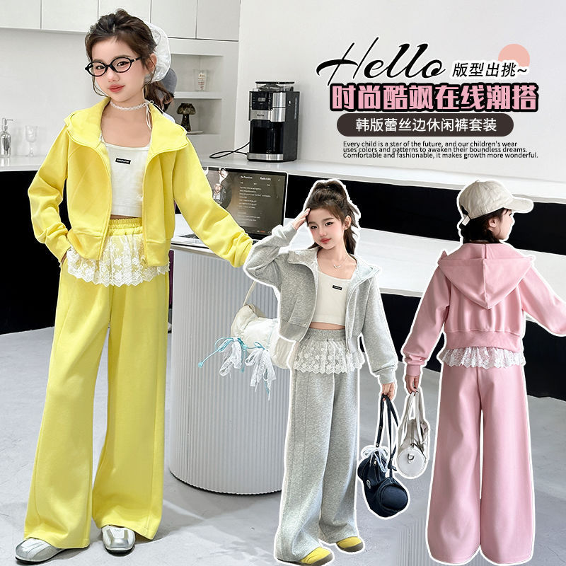 Girls Hooded Jacket & Culottes Set – Sporty Kids Outfit Nepal | Tudoholic